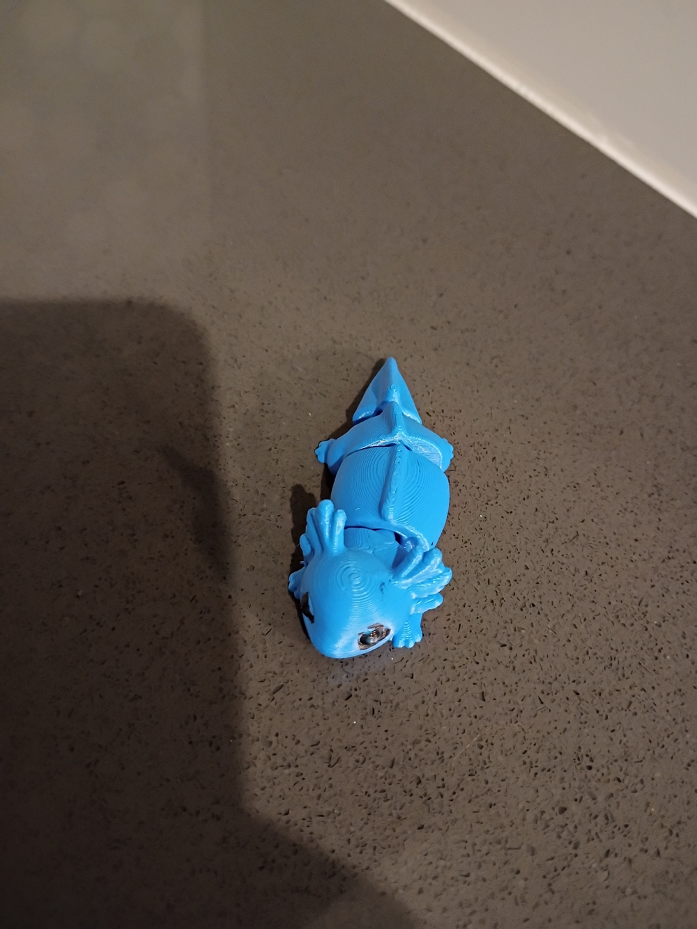 Cute Blue and Pink Axolotl 3d Printed - Picture 3 of 3